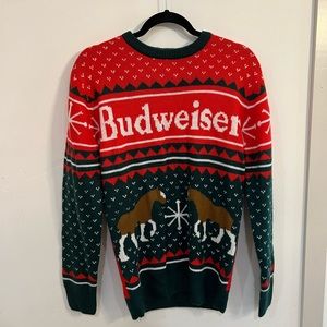 Budweiser Christmas Sweater - Small
